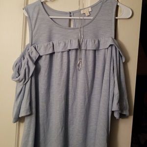 Charming Charlie's cold shoulder top